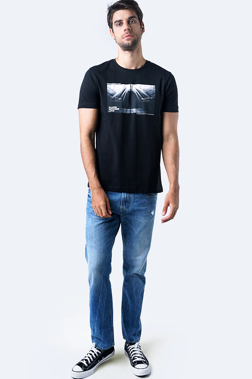 T-Shirt Lengan Pendek Zlata Black - Image 3