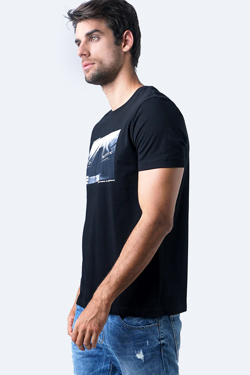 T-Shirt Lengan Pendek Zlata Black - Image 4